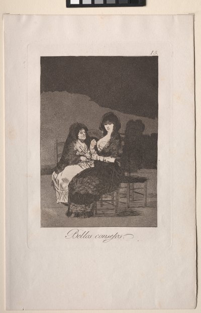 Caprichos: Hübsche Lehren. von Francisco de Goya