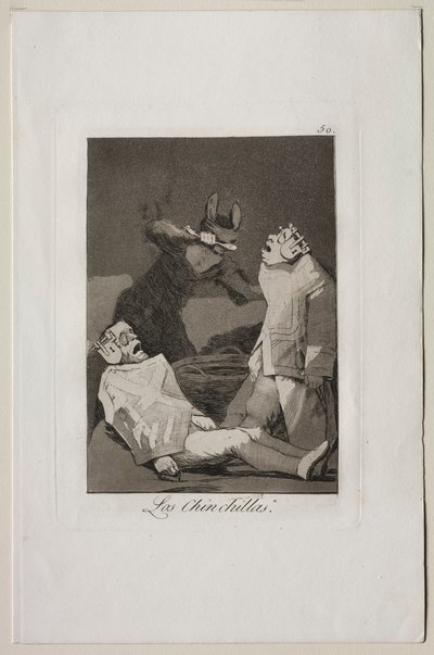 Caprichos: Die Chinchillas von Francisco de Goya