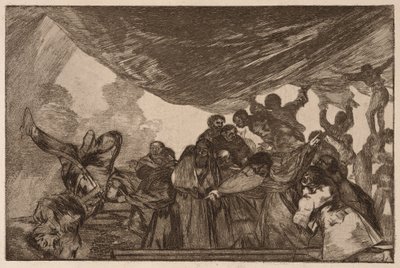 Klarer Unsinn (Disparate claro), aus der Serie Los Disparates von Francisco de Goya