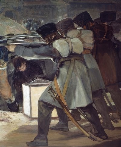 Der 3. Mai 1808 (Detail) von Francisco de Goya