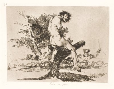 Das ist schlimmer (37) von Francisco de Goya