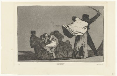 Der Soldat! von Francisco de Goya