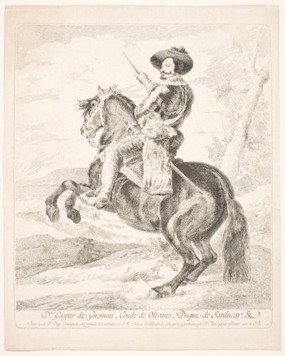 Don Gaspar de Guzman, Graf von Olivares von Francisco de Goya