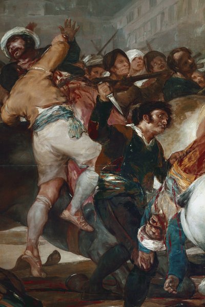 El dos de Mayo (2. Mai) oder Der Angriff der Mameluken. Detail von Francisco de Goya