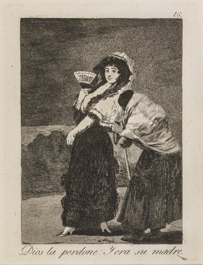 Gott vergebe ihr: Die Bettlerin war ihre Mutter von Francisco de Goya