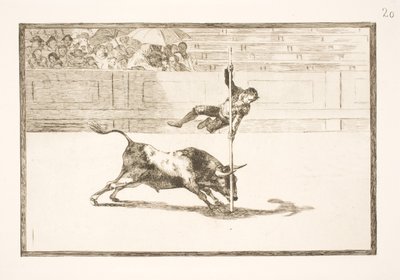 Juanito Apiñanis Geschicklichkeit und Wagemut in der Arena von Madrid von Francisco de Goya