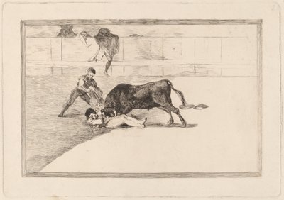 Der unglückliche Tod von Pepe Illo in der Arena von Madrid von Francisco de Goya