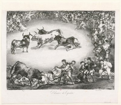 [Die Stiere von Bordeaux: Spanisches Vergnügen] von Francisco de Goya