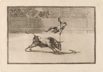 Die Beweglichkeit und Kühnheit von Juanito Apinani in der Arena von Madrid von Francisco de Goya