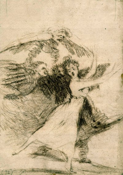 Los Caprichos: Du wirst nicht entkommen (No te escaparàs) von Francisco de Goya