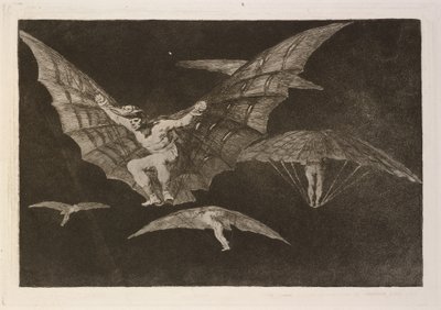 Eine Art zu fliegen von Francisco de Goya
