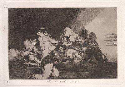 Man kann nicht hinsehen von Francisco de Goya
