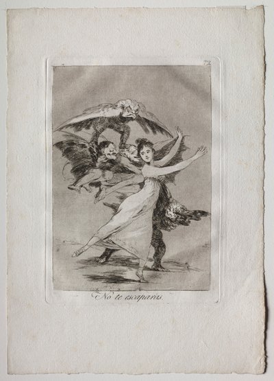Ochenta Caprichos: Du wirst nicht entkommen, 1793-1798 von Francisco de Goya