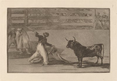 Ursprung der Harpunen oder Banderillas von Francisco de Goya