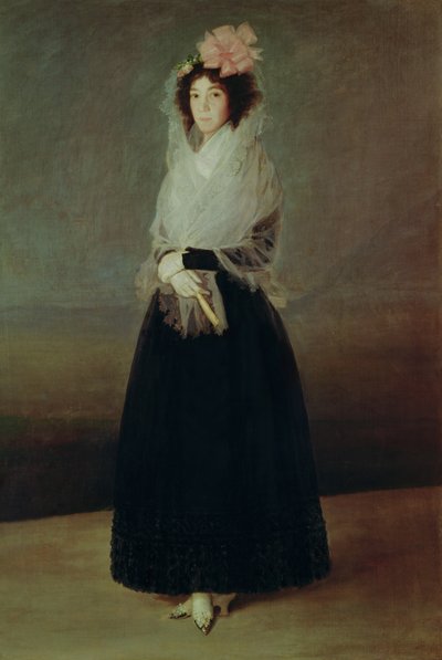 Porträt der Gräfin von Carpio (1757-95) Marquesa de la Solana, ca. 1793 von Francisco de Goya