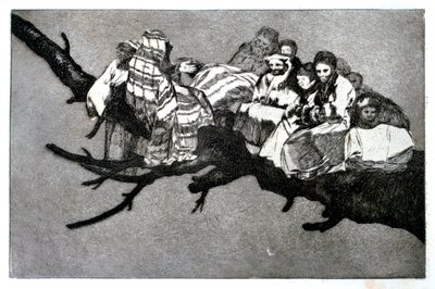 Lächerlicher Traum, 1819-1823 von Francisco de Goya