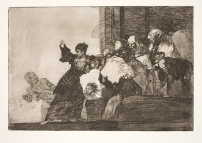 Arme Torheit (Zwei Köpfe sind besser als einer) von Francisco de Goya