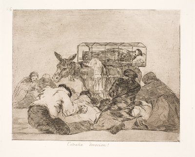 Seltsame Andacht von Francisco de Goya