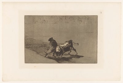 Stierkämpfer in einer Arena (Stierengevechten, La Taureaumachie, La Tauromaquia) von Francisco de Goya