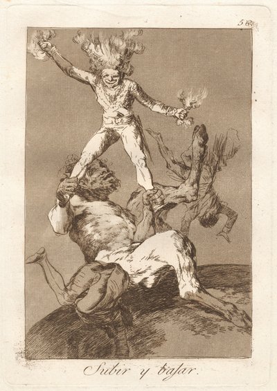 Subir y bajar (Aufsteigen und Fallen) von Francisco de Goya
