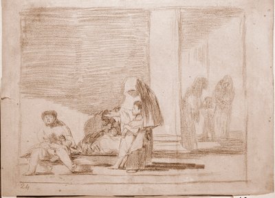 Die Schrecken des Krieges: Gesund und krank von Francisco de Goya