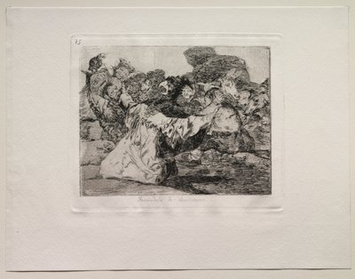 Die Schrecken des Krieges: Charlatanshow von Francisco de Goya
