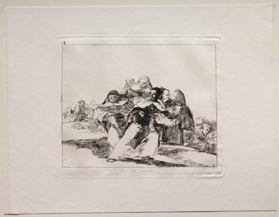 Die Schrecken des Krieges: Alles ist drunter und drüber von Francisco de Goya