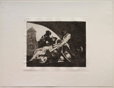 Die Schrecken des Krieges: Weder diese von Francisco de Goya