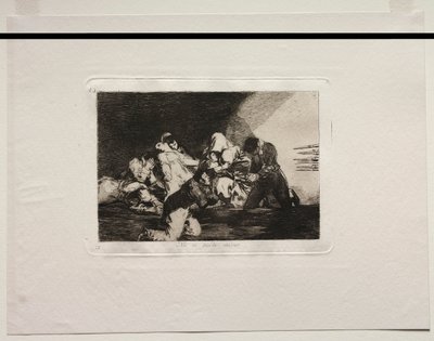 Die Schrecken des Krieges: Man kann nicht hinsehen von Francisco de Goya