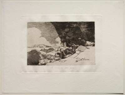 Die Schrecken des Krieges: Das Gleiche anderswo von Francisco de Goya