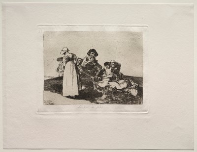 Die Schrecken des Krieges: Das Schlimmste ist zu betteln von Francisco de Goya