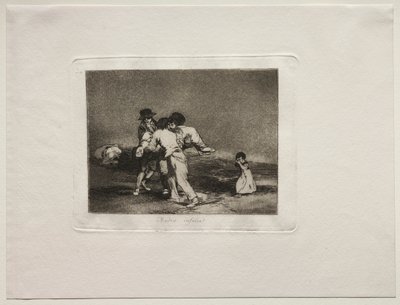 Die Schrecken des Krieges: Unglückliche Mutter von Francisco de Goya