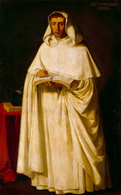 Porträt von Pater Jeronimo Perez von Francisco de Zurbaran