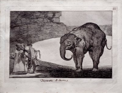 Tierische Torheit von Francisco de Goya