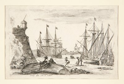 Eingang zu einer Ecke von Calais von Franciscus van der Steen
