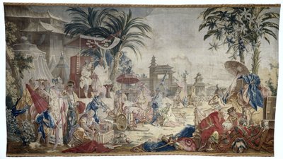Der chinesische Markt, Manufacture Royale de Beauvais von Francois (after) Boucher