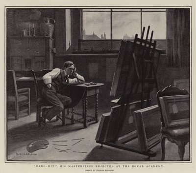 Hart getroffen! Sein Meisterwerk wurde von der Royal Academy abgelehnt von Francois Barraud