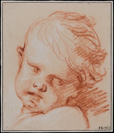 Barnhuvud von François Boucher