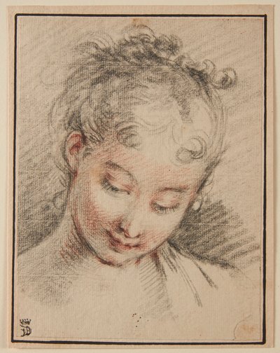 Kopf eines Mädchens von François Boucher