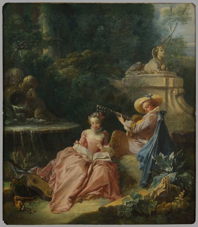 Die Musikstunde von François Boucher