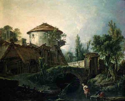 Die Windmühle, ca. 1750 von François Boucher