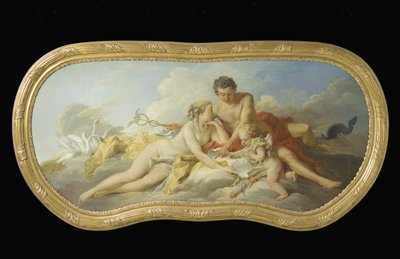 Venus und Merkur unterweisen Amor von François Boucher