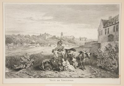 Blick auf Vincennes von François Boucher