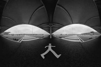 Monochrome Park Perspektive von Francois Casanova