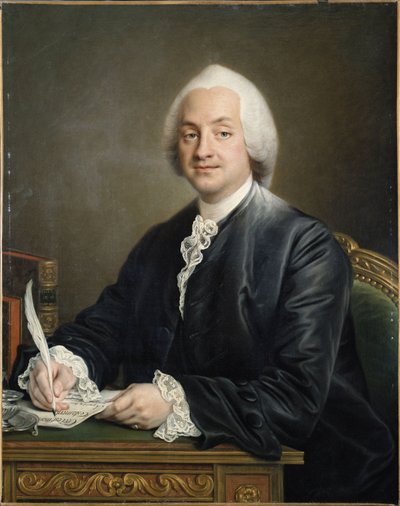 Porträt von Denis Paul Le Pot de la Fontaine, 1772 von Francois Hubert Drouais