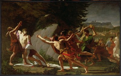 Tod des Caius Gracchus (ca. 159-121 v. Chr.) 1792-97 von Francois Jean Baptiste Topino Lebrun