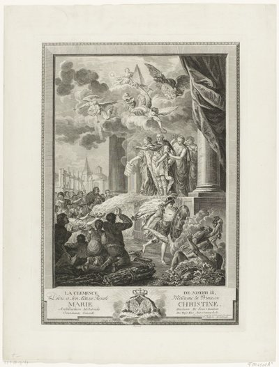 Die Gnade von Joseph II., graviert von Mathias de Sallieth von Francois Joseph Pfeiffer