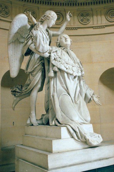 Die Apotheose von Ludwig XVI. (1754-93), auch genannt Ludwig XVI. gehalten von einem Engel, 1825 von Francois Joseph Bosio