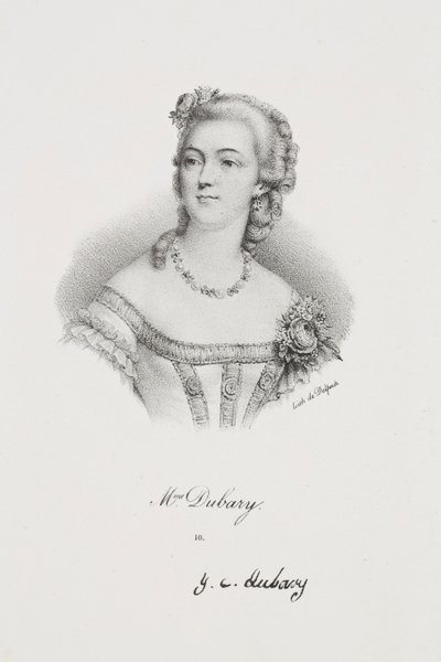 Porträt von Madame du Barry von Francois Seraphin Delpech