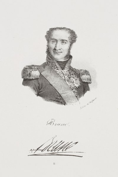 Porträt des Marschalls Guillaume Brune von Francois Seraphin Delpech